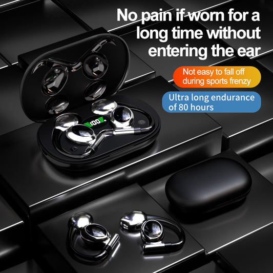 Bluetooth Headphones On-Ear Ultra Non-Bone Conduction Running Sports Headphones