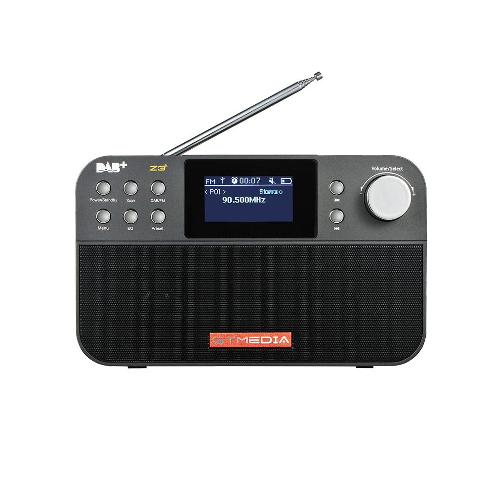 GTMEDIA Z3 Digitalempfänger Tragbares Dab+/FM RDS Wavelband Stereoradio