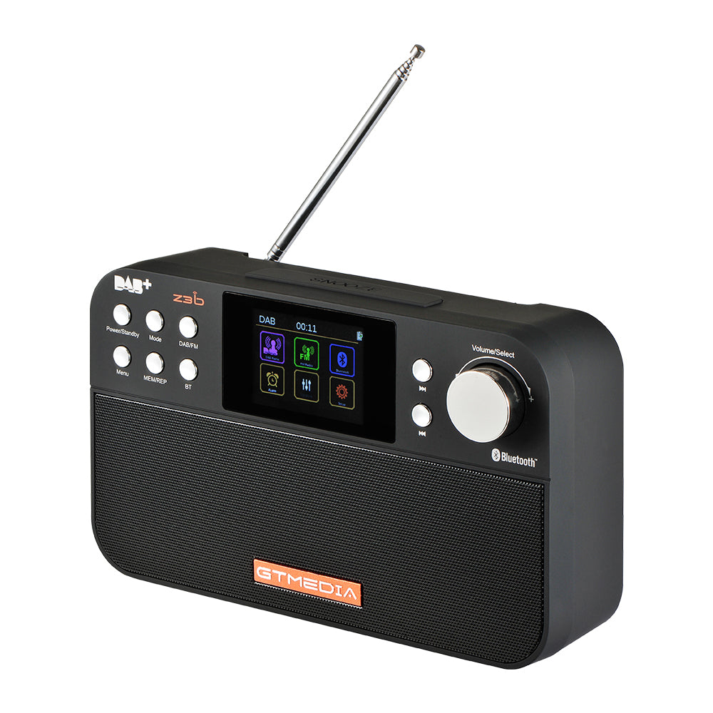 GTMEDIA Z3B DAB+/FM Radio inalámbrica actualizable de transmisión de audio digital 